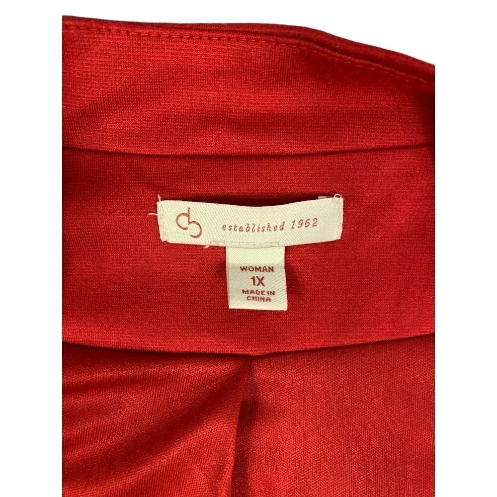 Dressbarn Women's Cherry Red Jacket